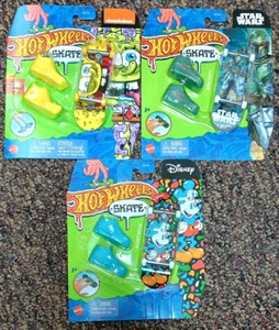 Hot Wheels Skate Screen Legends SpongeBob SquarePants Boba Fett Mickey Mouse LOT - Picture 1 of 1