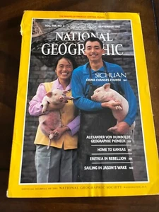 National Geographic September 1985 Central Plains Sichuan China Humboldt Kansas - Bild 1 von 1