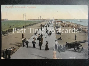 c1909 - Clarence Esplanade, Southsea - showing cannon - Picture 1 of 1