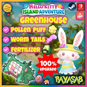 🏡🌸 Paquete de material de actualización completa para invernadero | Hello Kitty Island Adventure - Imagen 1 de 2