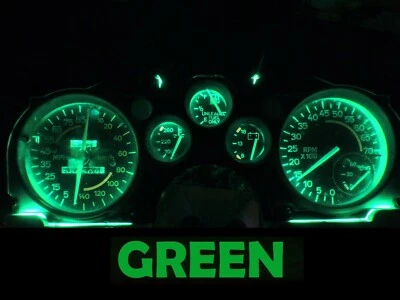 Cuadro de indicadores LED bombillas de tablero verde para Chevy 82 89 Camaro IROC Z28  Foto 1 de 2
