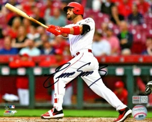 EUGENIO SUAREZ 8" x 10" AUTOGRAPHED PICTURE CINCINNATI REDS (TRISTAR COA) - Picture 1 of 1