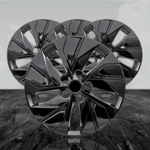 Auto Reflections Gloss Black 16" Wheel Covers for 2019-2025 Nissan Altima - Picture 1 of 4
