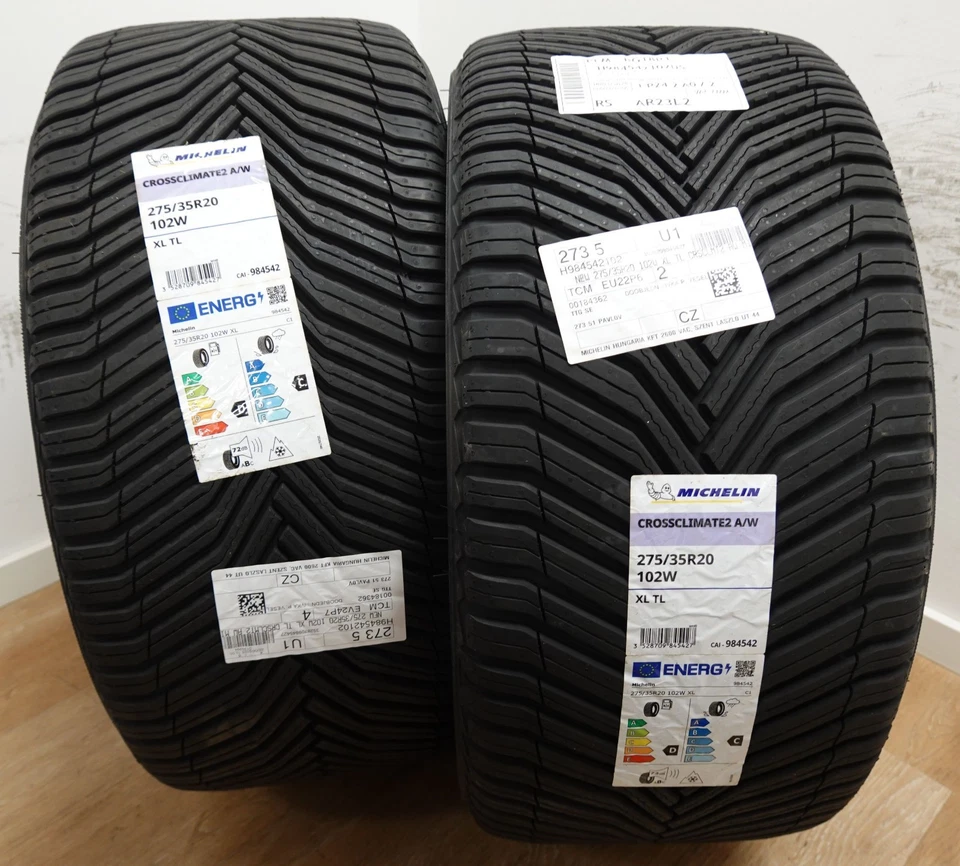 2 x NEU MICHELIN 275/35 R20 102W Cross Climate 2 XL Ganzjahresreifen 4 VW T5 T6 - Bild 1 von 4
