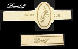 Rare Cuban Havana Cigar Bands VITOLAS of DAVIDOFF Vintage Collectibles - Picture 1 of 2