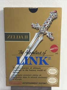 NES Spiel Zelda II: The Adventure of Link CIB Nintendo Selten Double Oval Mattel Ed - Bild 1 von 16