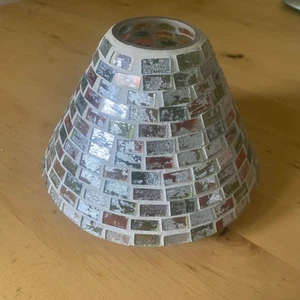 Yankee Candle Mosaic Large Shade and Tray. In Very Good Condition - Picture 1 of 11