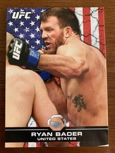 TOPPS UFC 2013 BLOODLINES RYAN BADER FLAG MMA CARD #72 NUMBERED 114/188 - Picture 1 of 2