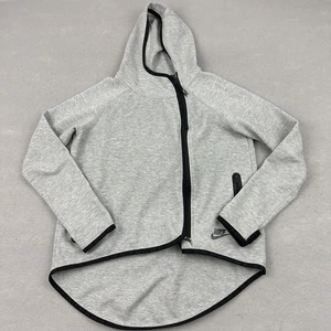Nike Jacket Womens XS Asymmetrical Zip Hoodie Tech Fleece Modern 669613-063 * - Picture 1 of 11