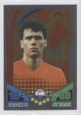 Partido Attax Sudáfrica 2010 Copa Mundial Edición Reino Unido Star Legend Marco Van Basten Foto 1 de 2