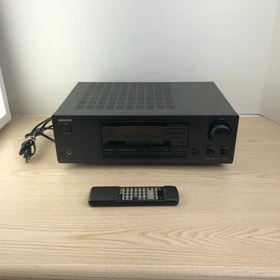 Onkyo TX-8211 Home Audio Amplifier Stereo Receiver 180W w/Remote Bundle TESTED - Image 1 of 4
