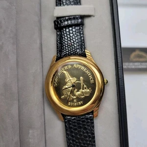 Disney TOPOLINO Apprendista Stregone Piatto Oro 22K su MONETA ARGENTO MASSICCIO - Foto 1 di 5