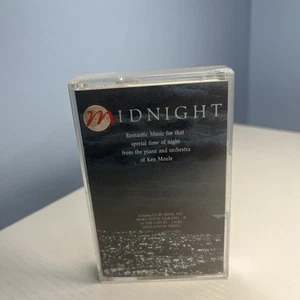 Ken Moule - Midnight - Romantic Piano & Orchestra Cassette Tape & VGC - Picture 1 of 3