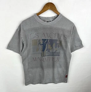 Community of Halfway Native Los Angeles Marathon Grey Tshirts Size X-Small - Picture 1 of 24