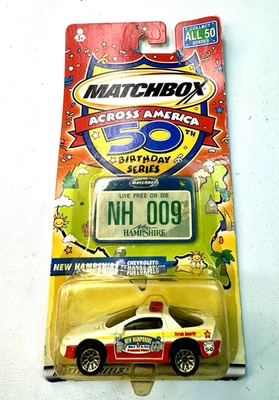 2001 Matchbox Across America 50th Birthday  New Hampshire Chevy Camaro Police  - Image 1 of 3