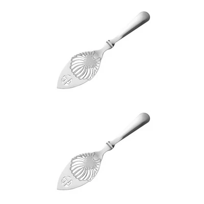  2 Pieces Stainless Steel Strainer Slotted Spoons for Cooking Utensil Filter - Image 1 of 4