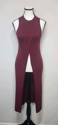 NUEVO CON ETIQUETAS ADIVINAR túnica para mujer sin mangas frente abierto en Zinfandel talla XXS Foto 1 de 4