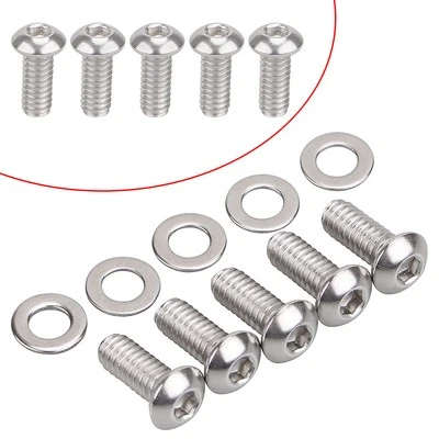 Motorcycle Derby Cover Head Bolt For Harley Dyna Heritage Softail Classic FLSTC - Image 1 of 4