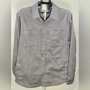 Camisa de lona utilitaria forrada de franela Duluth Trading Jac Shacket, mediana - Imagen 1 de 6