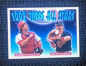 Tarjeta de Darren Daulton, Brian Harper 1993 Topps - 1992 Topps NL/AL All Stars #408 - Imagen 1 de 2