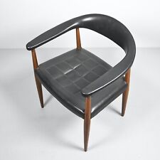 Asko Chair Dining Chair Mid Century Finnish Modern Teak Leather 1.Z