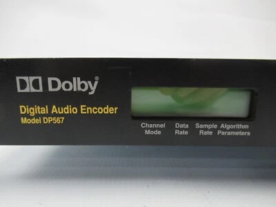 Dolby DP567 Two-Channel Digital Audio Encoder 24 bits 110 dB 1 kHz Test tone gen - Image 1 of 4