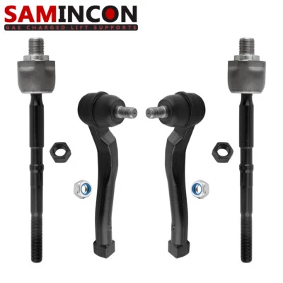 4x barras de amarre delanteras interiores y exteriores para Chevrolet Aveo Aveo5 2006-2011 Foto 1 de 4