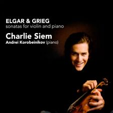 CHARLIE SIEM ELGAR, GRIEG: SONATAS FOR VIOLIN & PIANO NEW CD