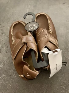 jasper conran kids shoes size 10 brown leather strap - Picture 1 of 3