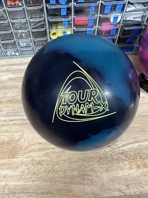 USED - Bowling Ball - 15 lb - Rotogrip "TOUR DYNAM-X" -DRILLED WEIGHT -14lb 13oz - Image 1 of 4