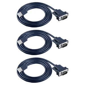 USB To Serial Converter RS232 DB9 Connection Cable Prolific Chipset Fast Data - Afbeelding 1 van 11