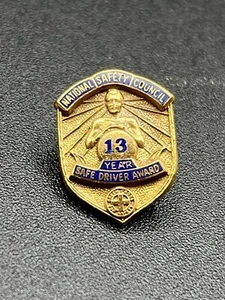 National Safety Council 13 Jahre Safe Driver Award 3/4" Pinback Schraubverschluss #448 - Bild 1 von 2