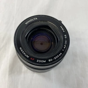 Minolta Maxxum AF Zoom 80-200mm 1:4.5 22 Macro Lens Great Condition Tested Fine! - Picture 1 of 5