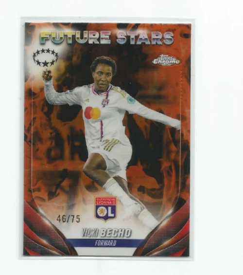 VICKI BECHO 2024 TOPPS CHROME UEFA WOMENS SOCCER FS INFERNO REFRACTOR #46/75 - Image 1 of 1