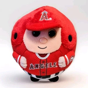 Ty Beanie Ballz MLB Los Angeles Angels Baseball Player 5" Rare Fast Shipping - Picture 1 of 9