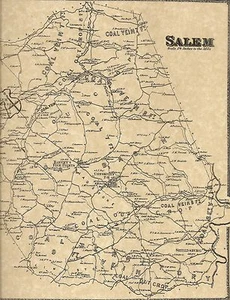 Loyalhanna Salem Delmont Mannitto Slickville PA 1867 Maps Landowners Names Shown - Picture 1 of 2