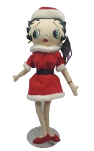 Betty Boop Classic Santa Betty New with TAG 1999 Christmas VTG Plush Doll 16" - Picture 1 of 8