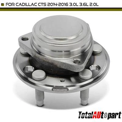 Conjunto de buje de cojinete de rueda para Cadillac CTS 2014-2016 tracción trasera delantera izquierda o derecha Foto 1 de 4