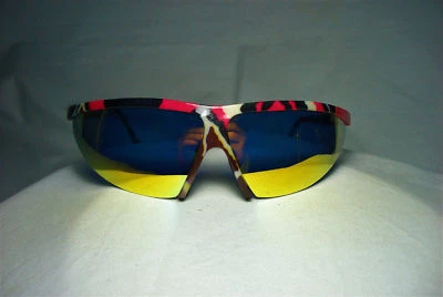 Occhiali da sole Picasol sport sci ciclismo avvolgenti uomo donna unisex vintage - Immagine 1 di 4