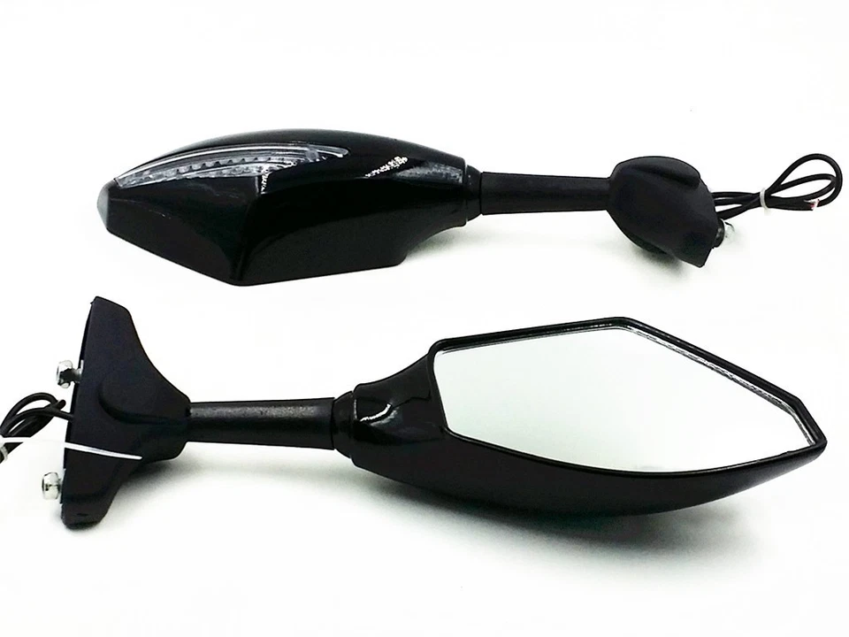 Espejos retrovisores de señal de giro para bicicleta deportiva Triumph Daytona 675 Ducati 1198 1098 Foto 1 de 4