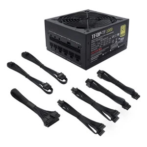 New TFDP 1000W Fully Modular Gaming Power Supply Unit 80+ Gold Certified ATX PSU - Picture 1 of 18