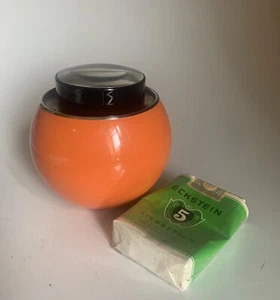 Vintage alt Zigarettenspender Aufbewahrung orange Raucher - Bild 1 von 7