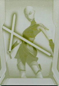 Star Wars Masterwork 2021 Base Card Yellow Plate [1/1] #7 Asajj Ventress - Picture 1 of 1