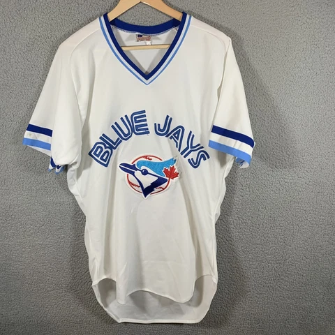 Toronto Blue Jays #37 Vintage Ravens Knit Jersey 80’s White Mens XL Cover