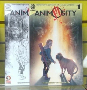 Animosity #1 1st Printing + B&W Sketch Diamond Summit Variant Cover - Picture 1 of 2