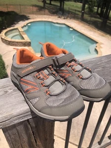 Merrell Outback Big Kid's 6.5 M Gray Orange Select Grip 61594 - Picture 1 of 5