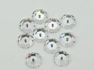 18 pcs. 30ss (6mm) CRYSTAL ROUND SEW ON (viva) FLATBACK PRECIOSA Rhinestones - Picture 1 of 1