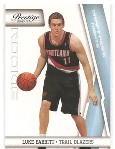 Derechos de selección de draft de baloncesto Prestige 2010-11 *Lt Blue* #166 Luke Babbitt #/999 - Imagen 1 de 2