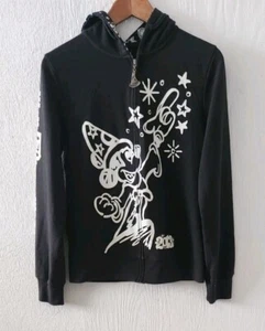 Felpa donna con cappuccio zip intera Disney Parks taglia M 2013 "Credi nella magia" stregone - Foto 1 di 5