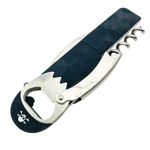 Suck UK, Corkscrew, Opener, Folding Blade, Multi Tool, Stainless, Black - Picture 1 of 6